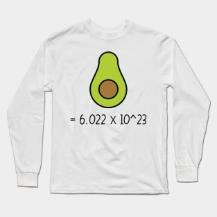 Avocado math puns Long Sleeve T-Shirt